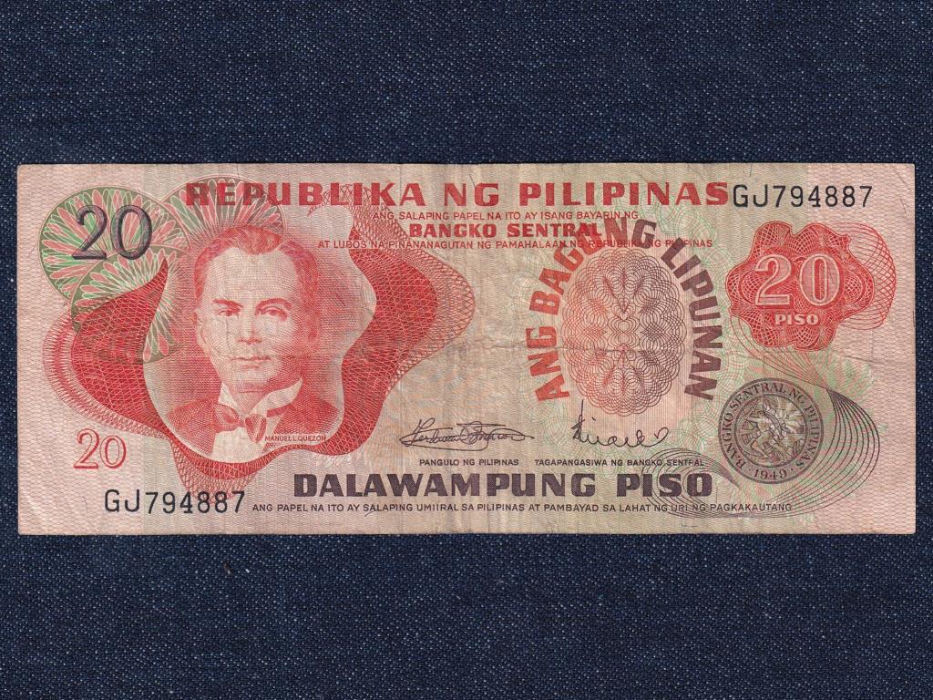 Fülöp-szigetek Köztársaság (1946-) 20 Pezó bankjegy