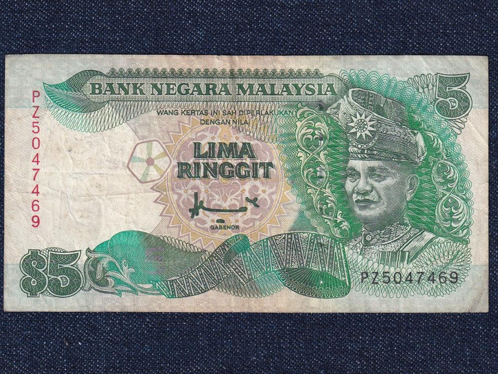 Malajzia 5 ringgit bankjegy