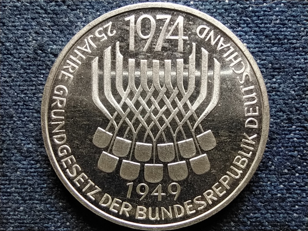 Németország 25 éves az Alaptörvény .625 ezüst 5 Márka