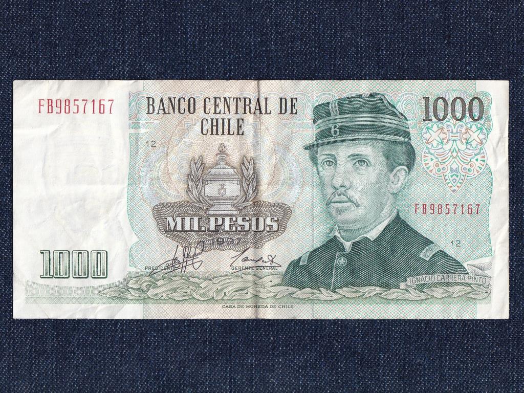 Chile Köztársaság (1818-0) 1000 Peso bankjegy