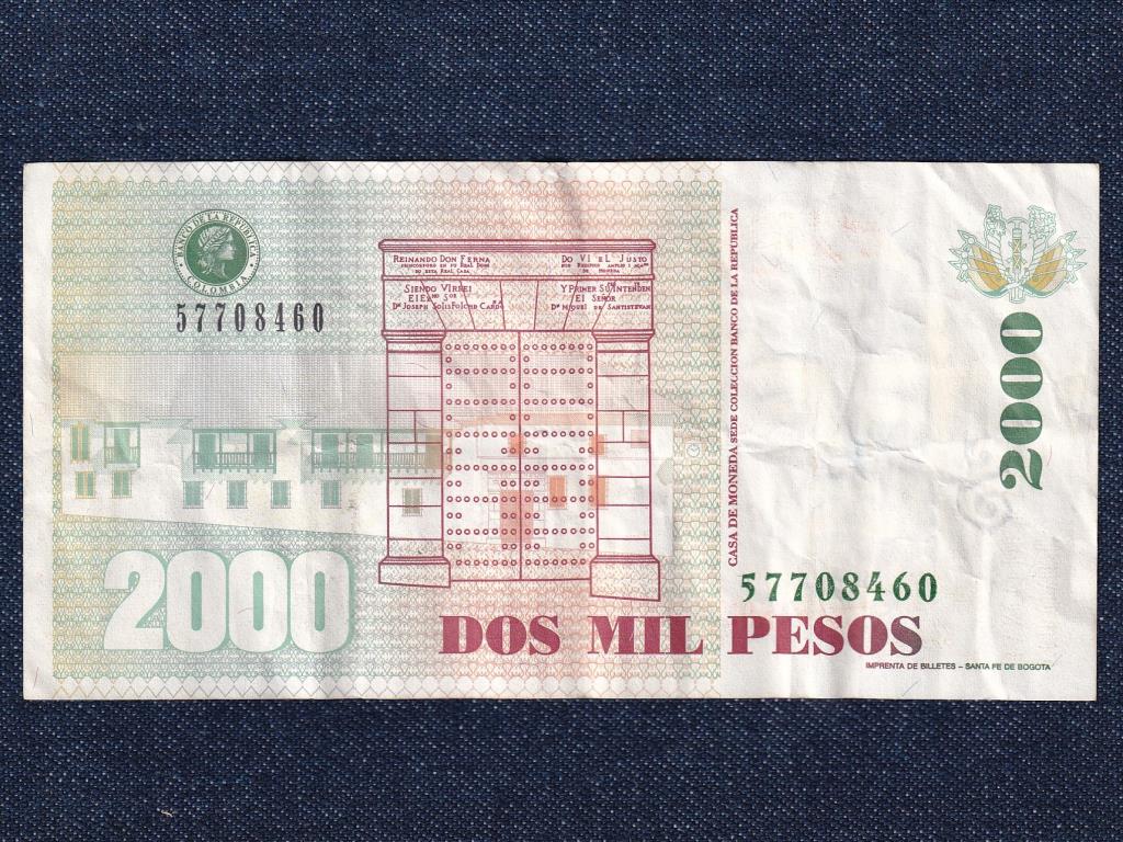 Kolumbia 2000 Pezó bankjegy