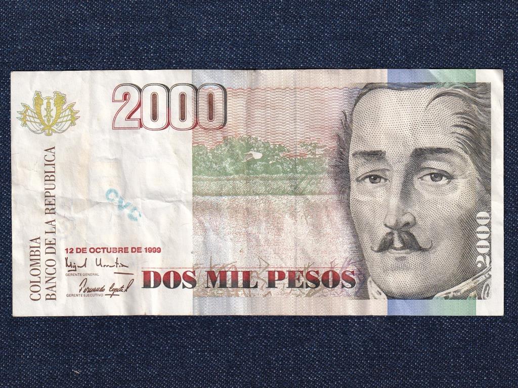 Kolumbia 2000 Pezó bankjegy