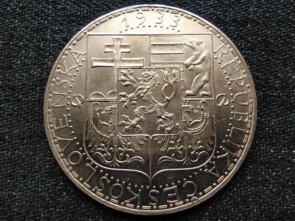 Csehszlovákia Első Köztársaság (1918-1938) .700 Ezüst 20 Korona