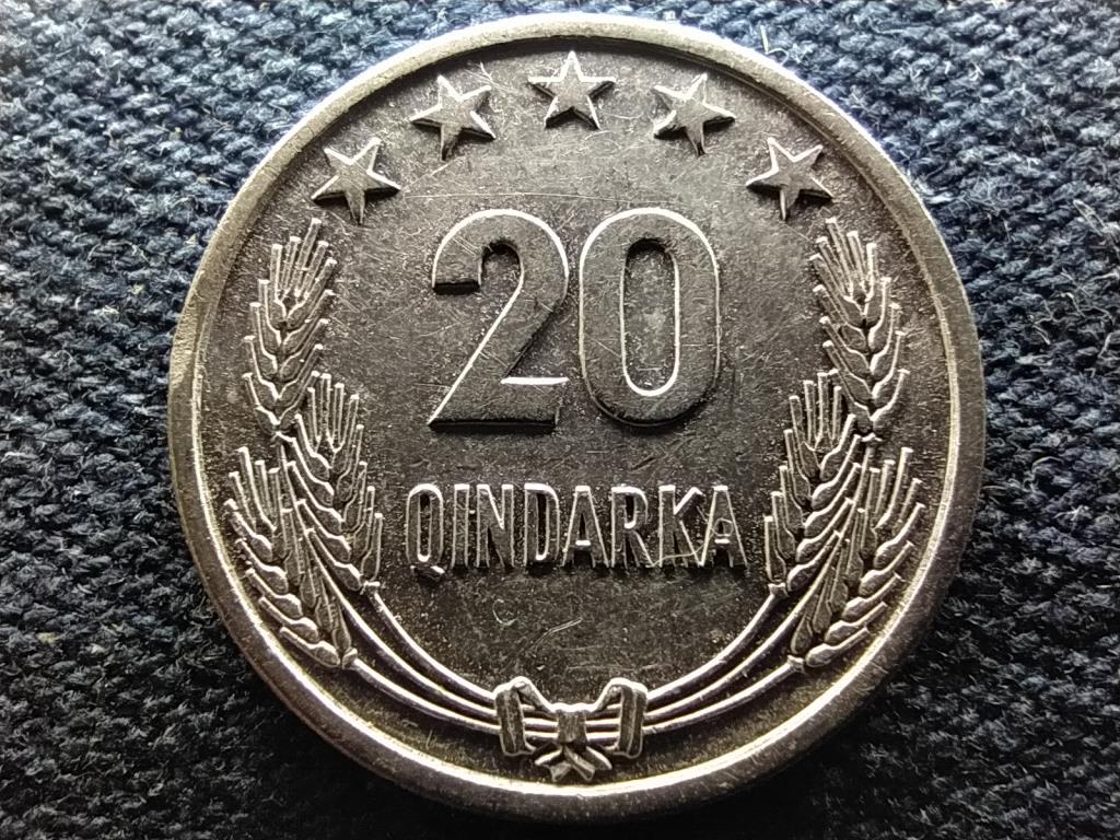 Albánia Szocialista Köztársaság (1945-1990) 20 Qindarka