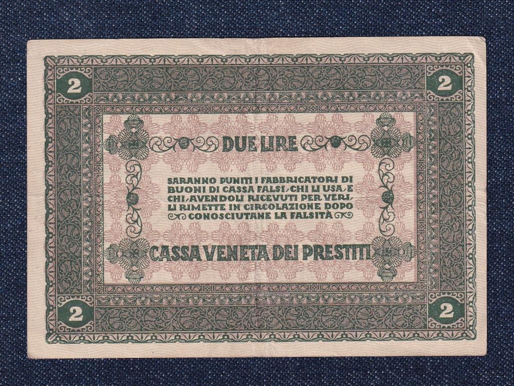 Olaszország Osztrák-magyar megszállás 2 Líra bankjegy