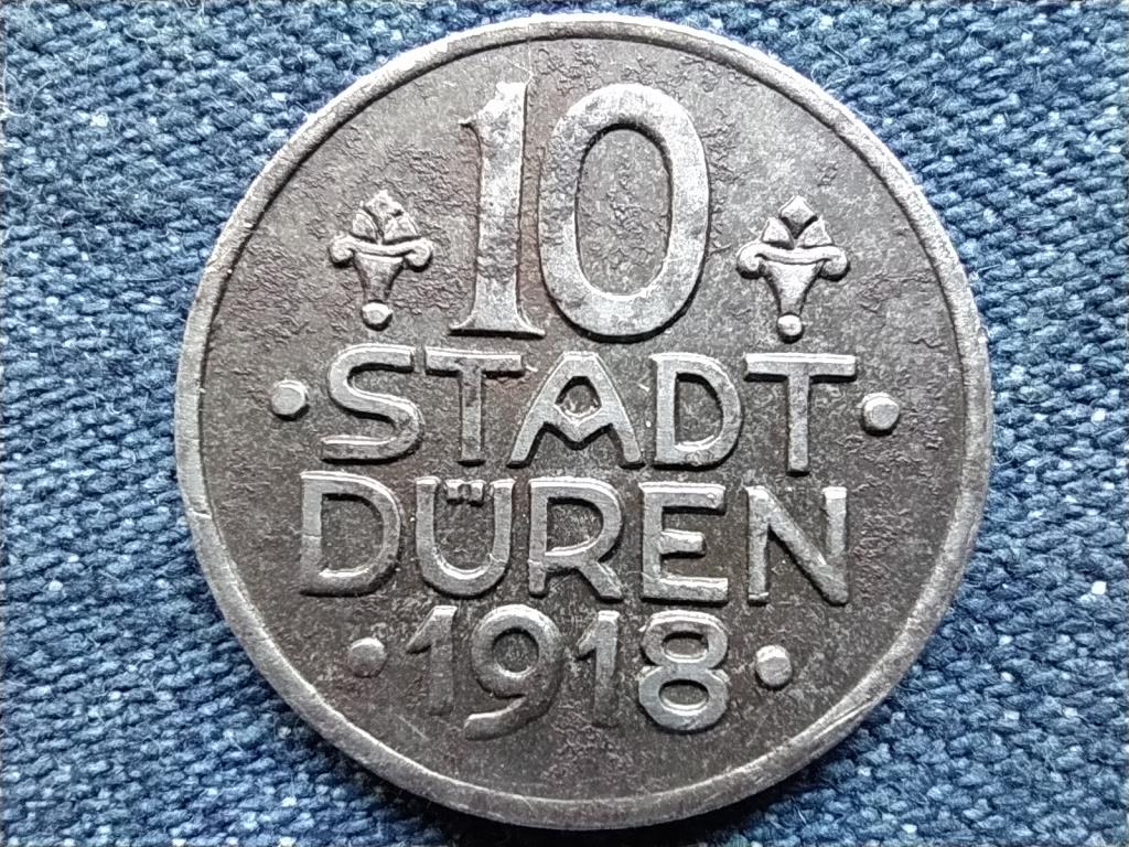Németország Düren 10 Pfennig szükségpénz