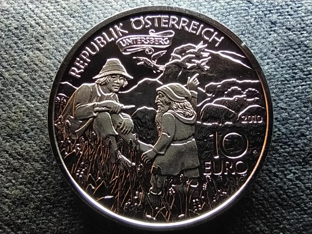Ausztria Nagy Károly Untersbergben .925 ezüst 10 Euro