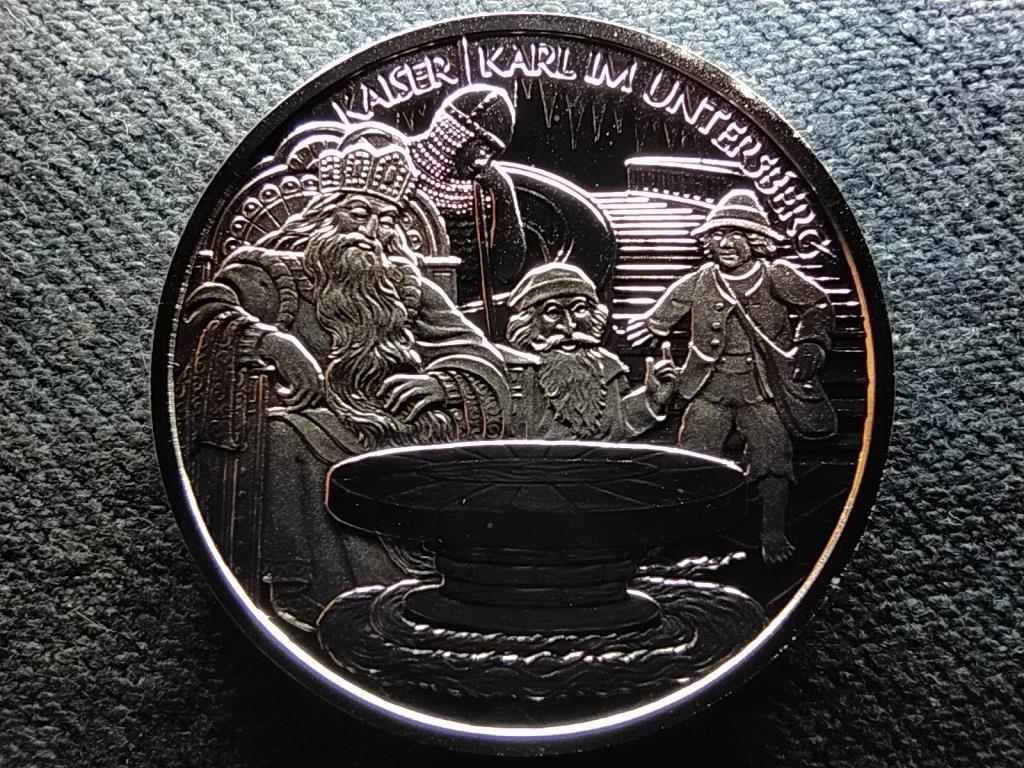 Ausztria Nagy Károly Untersbergben .925 ezüst 10 Euro