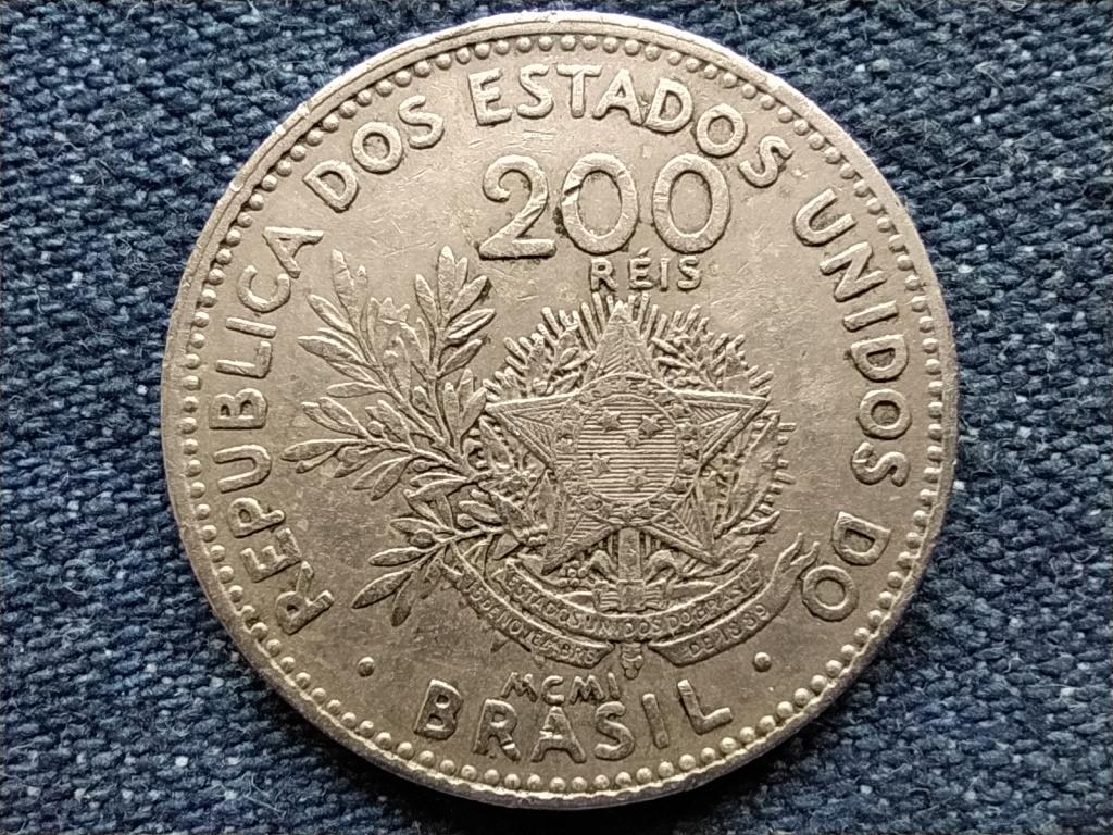 Brazíliai Egyesült Államok Köztársaság (1889-1967) Liberty 200 Reis