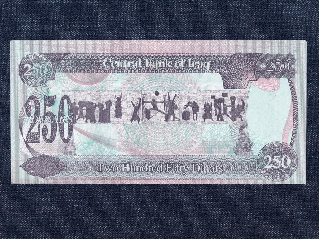 Irak Saddam Hussein 250 Dínár bankjegy
