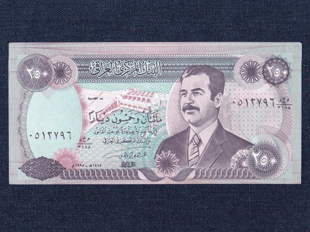 Irak Saddam Hussein 250 Dínár bankjegy