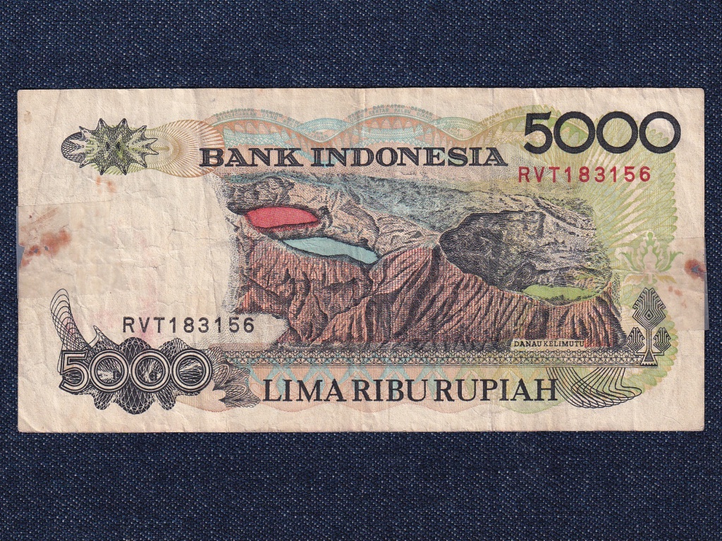 Indonézia 5000 rúpia bankjegy
