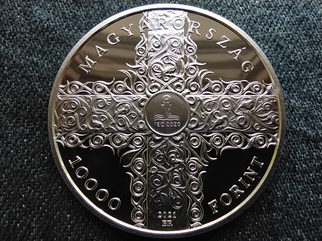 52. Nemzetközi Eucharisztikus Kongresszus (NEK) .925 ezüst 10000 Forint