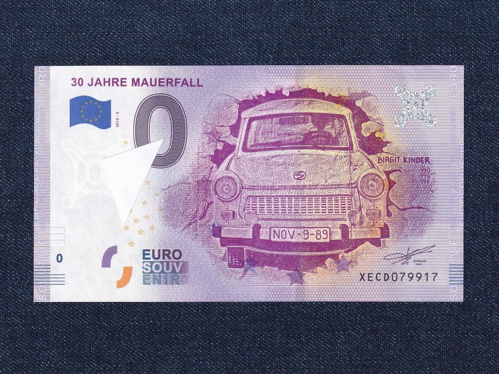 Németország 30 éves a Berlini fal lebontása Euro bankjegy