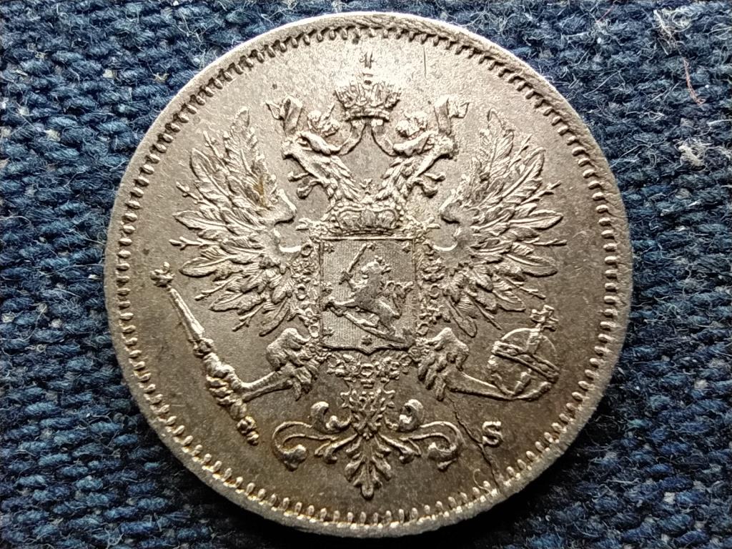 Finnország II. Miklós (1894-1917) .750 ezüst 25 penni