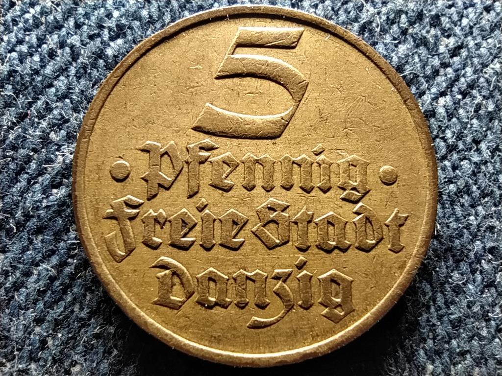 Lengyelország Danzig szabad város 5 pfennig