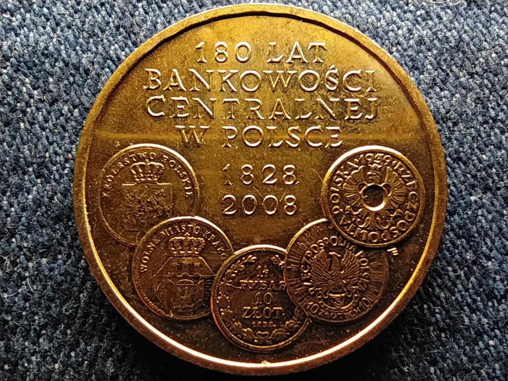 Lengyelország 180 éves a lengyel Központi Bank 2 Zloty
