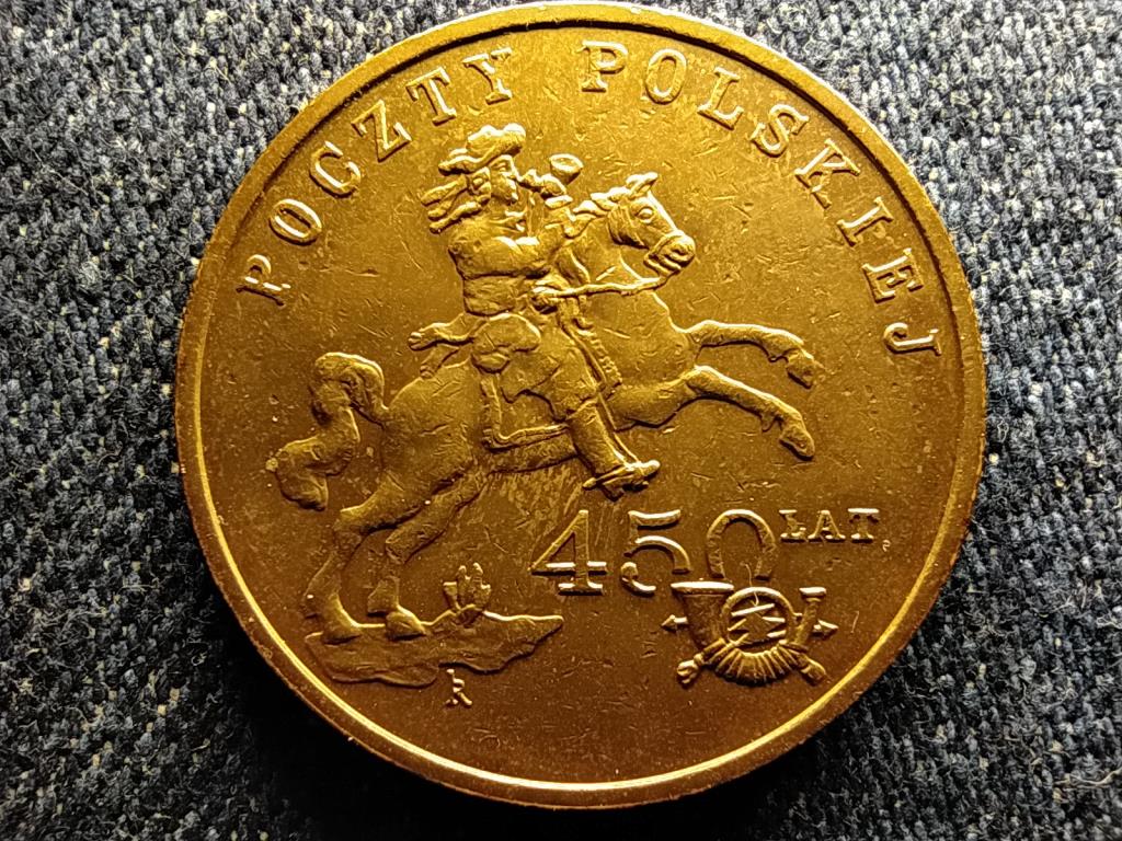 Lengyelország 450 éves a lengyel posta 2 Zloty