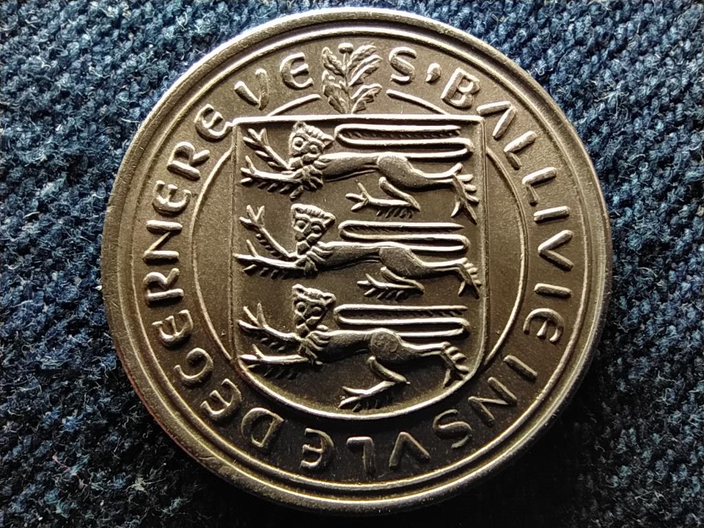 Guernsey II. Erzsébet 5 új penny