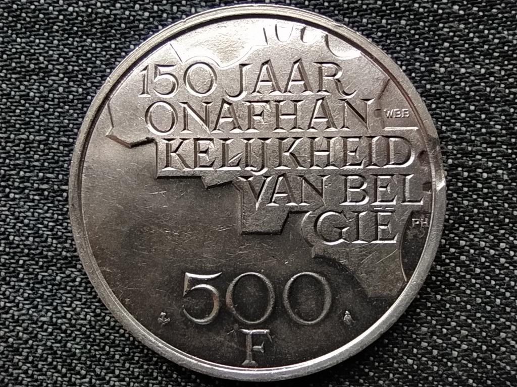 Belgium A függetlenség 150. évfordulója 500 Frank (holland felirat)
