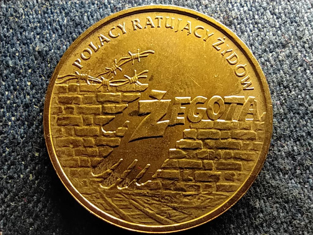 Lengyelország "Żegota" Tanács a zsidókat segítő szervezet 2 Zloty