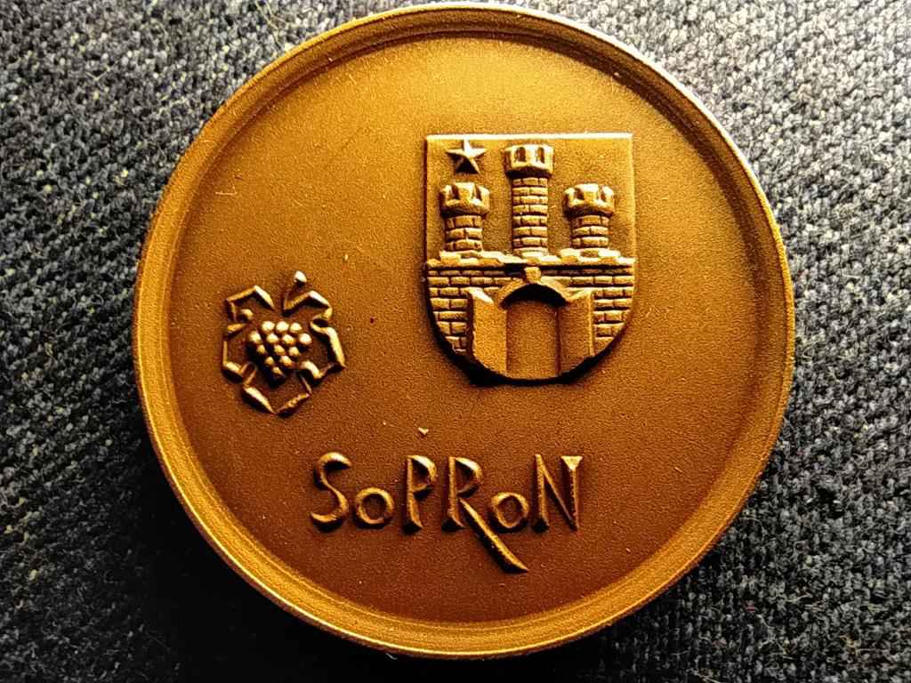 Magyar városok bronz érem Sopron, Tűztorony