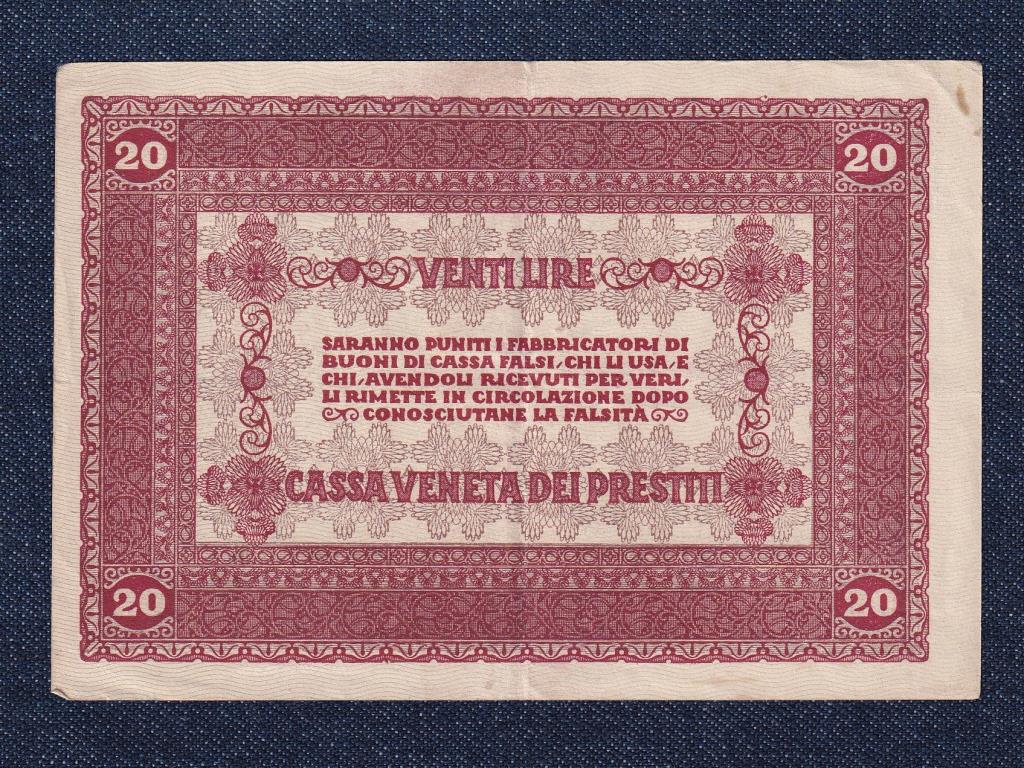 Olaszország Osztrák-magyar megszállás 20 Líra bankjegy