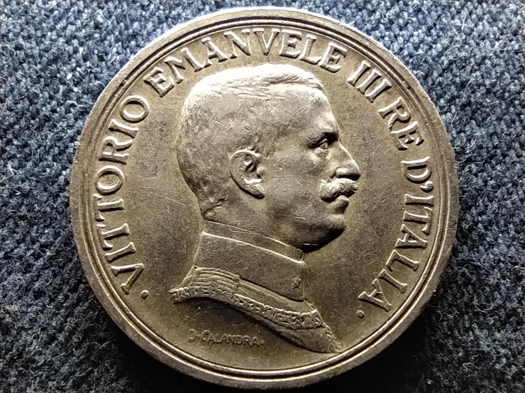 Olaszország III. Viktor Emánuel (1900-1946) .835 ezüst 2 Líra