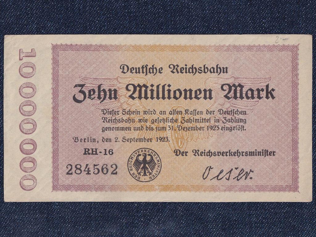 Németország Weimari Köztársaság (1919-1933) 10 millió Márka bankjegy