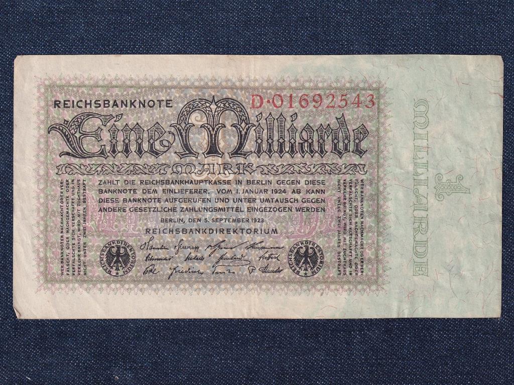 Németország Weimari Köztársaság (1919-1933) 1 milliárd Márka bankjegy
