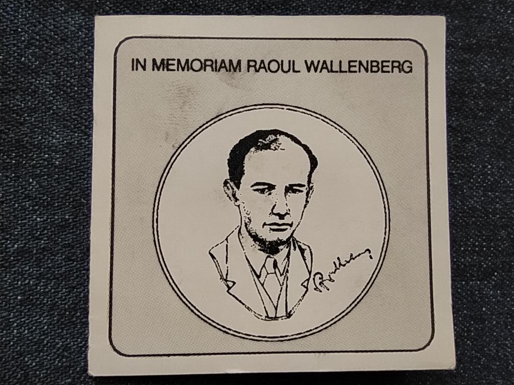 Raoul Wallenberg a magyar zsidók megmentője Budapest 1944-1945 1 uncia .999 ezüst