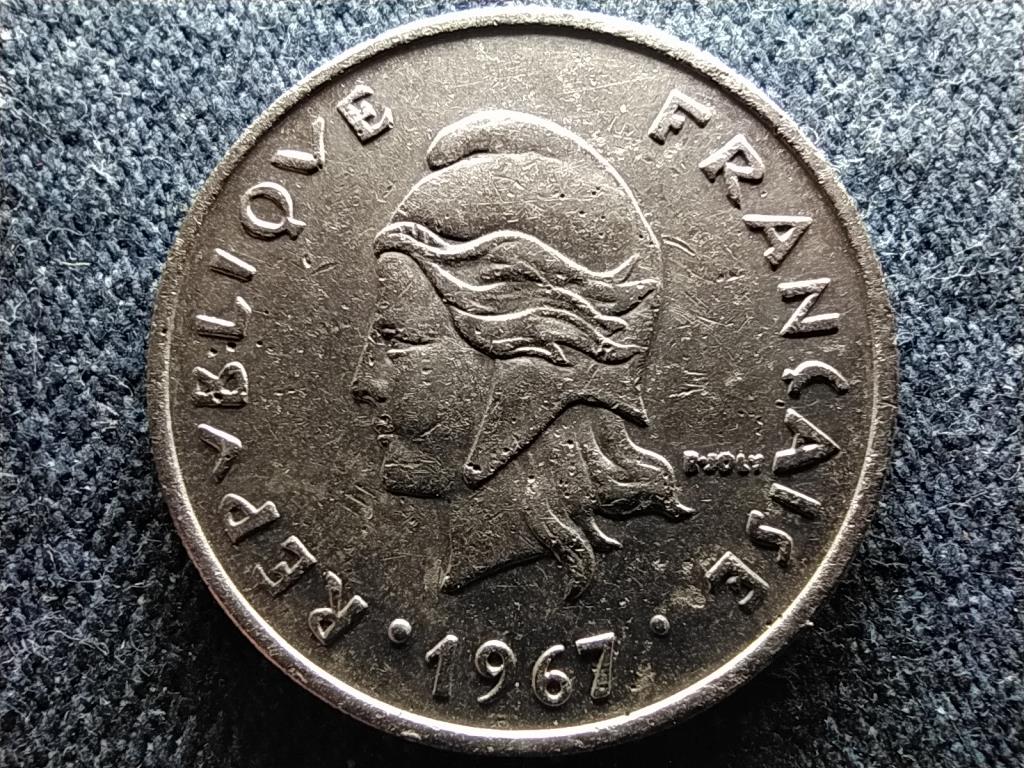 Francia Polinézia 20 frank