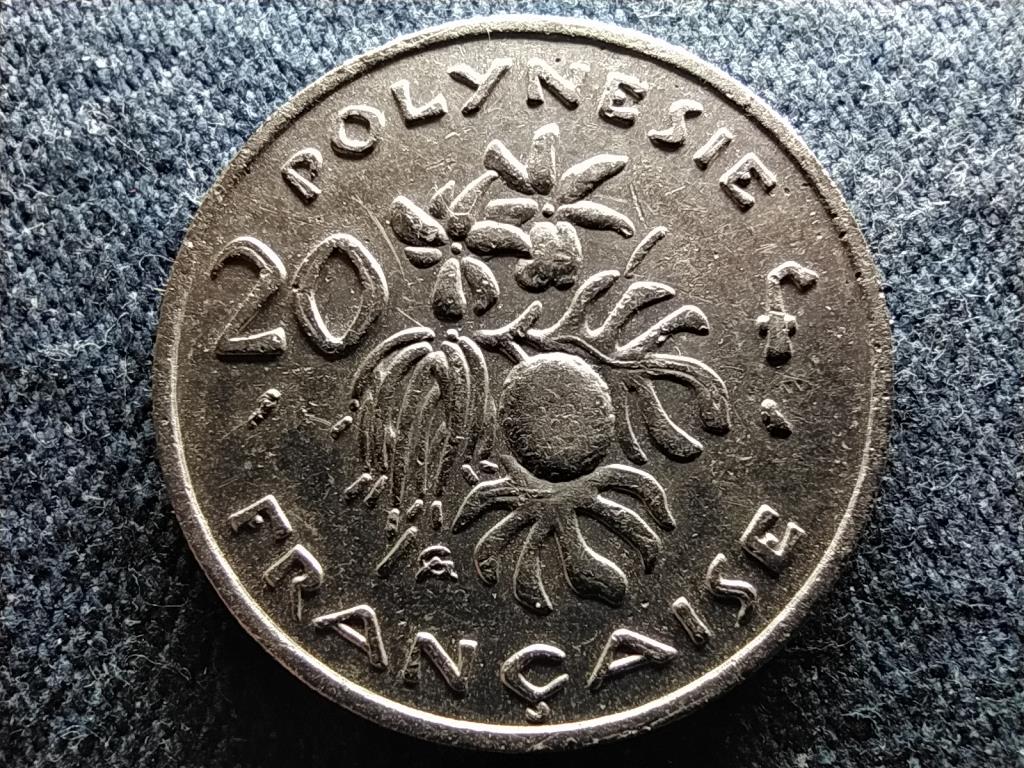 Francia Polinézia 20 frank