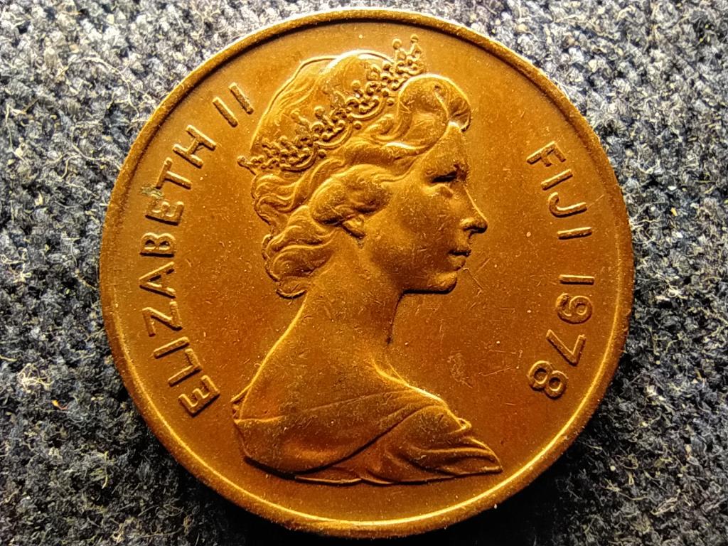 Fidzsi-szigetek II. Erzsébet 1 cent