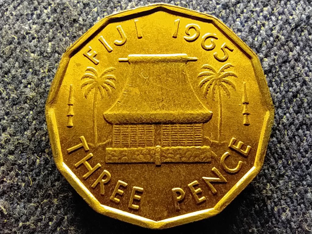 Fidzsi-szigetek II. Erzsébet 3 penny