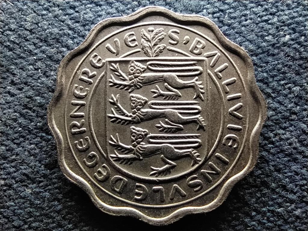 Guernsey II. Erzsébet 3 penny