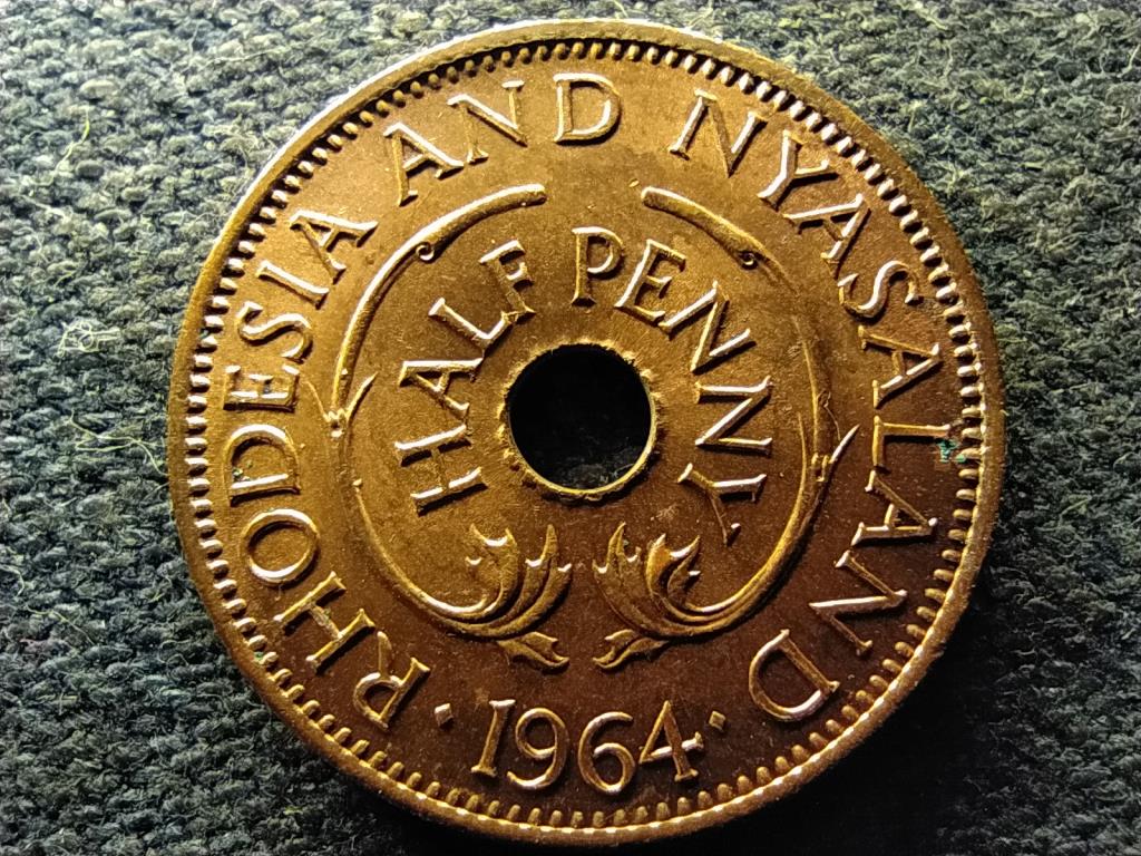 Zimbabwe II. Erzsébet (1964-1970) 1/2 penny