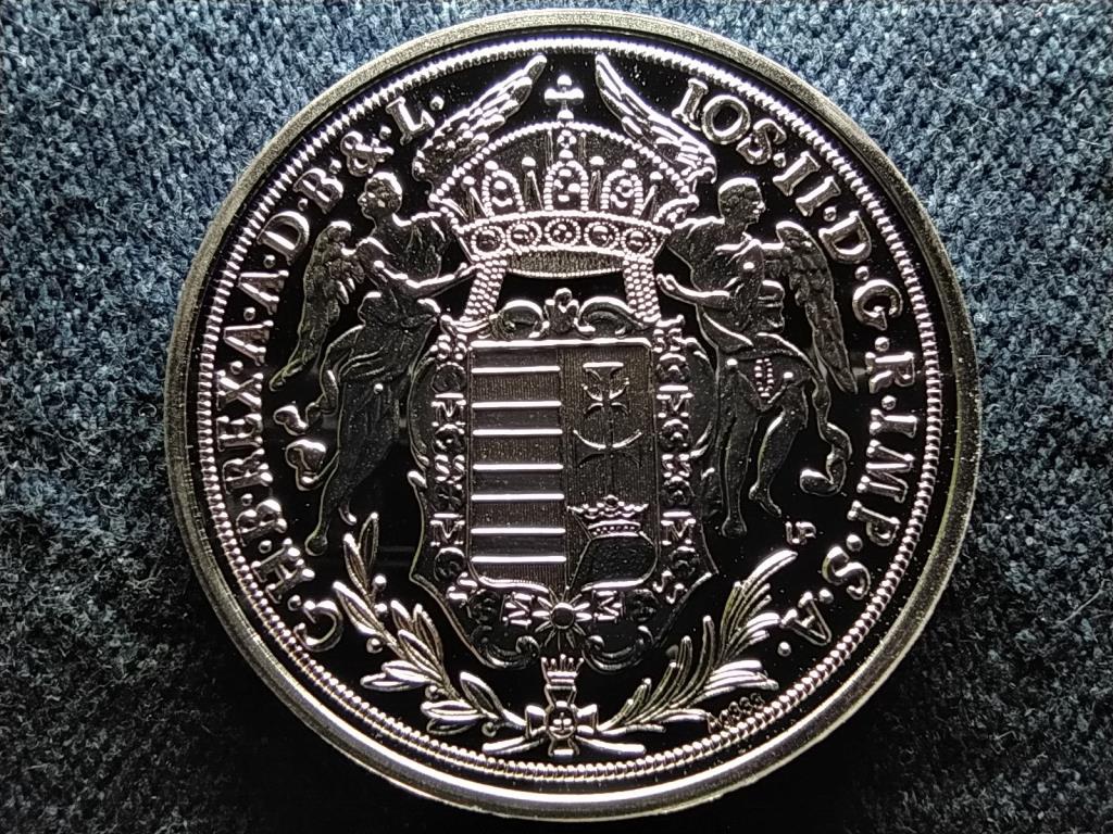 Történelmi féltallérok utánveretben II. József féltallérja 1782 .333 ezüst
