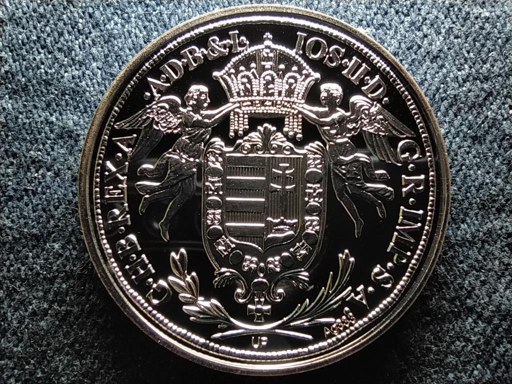 Történelmi féltallérok utánveretben II. József féltallérja 1786 .333 ezüst