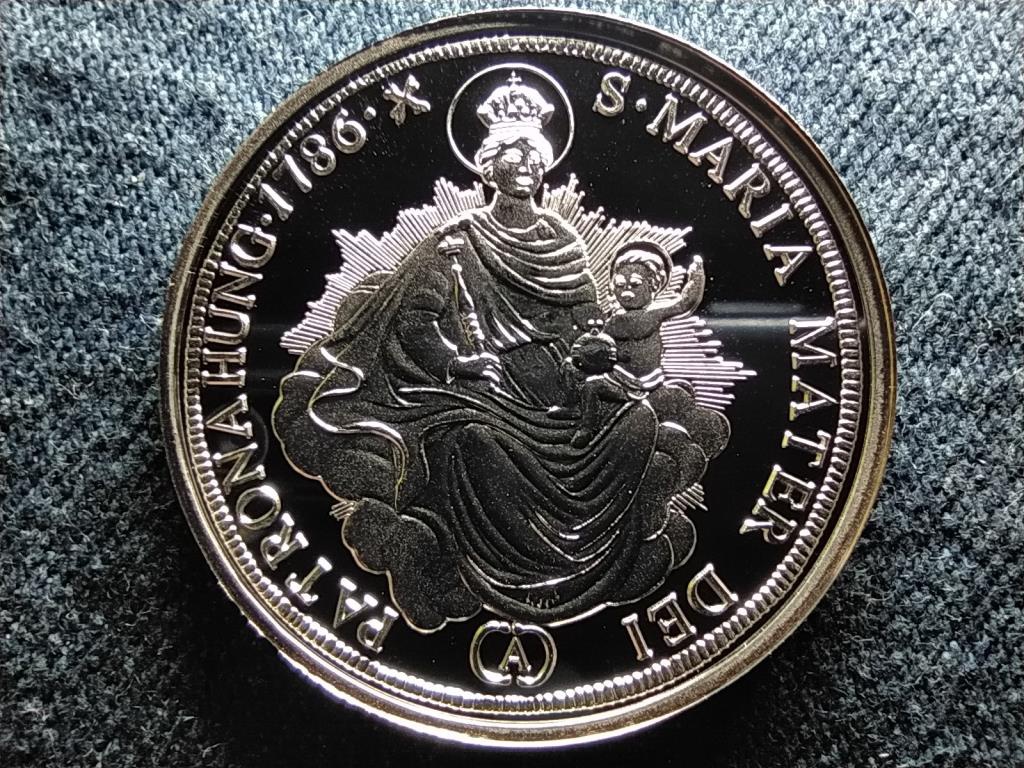 Történelmi féltallérok utánveretben II. József féltallérja 1786 .333 ezüst