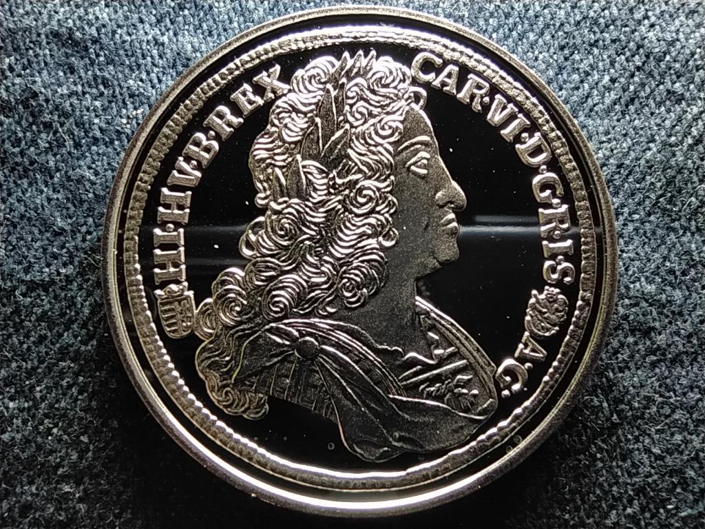 Történelmi féltallérok utánveretben III. Károly féltallérja 1724 .333 ezüst