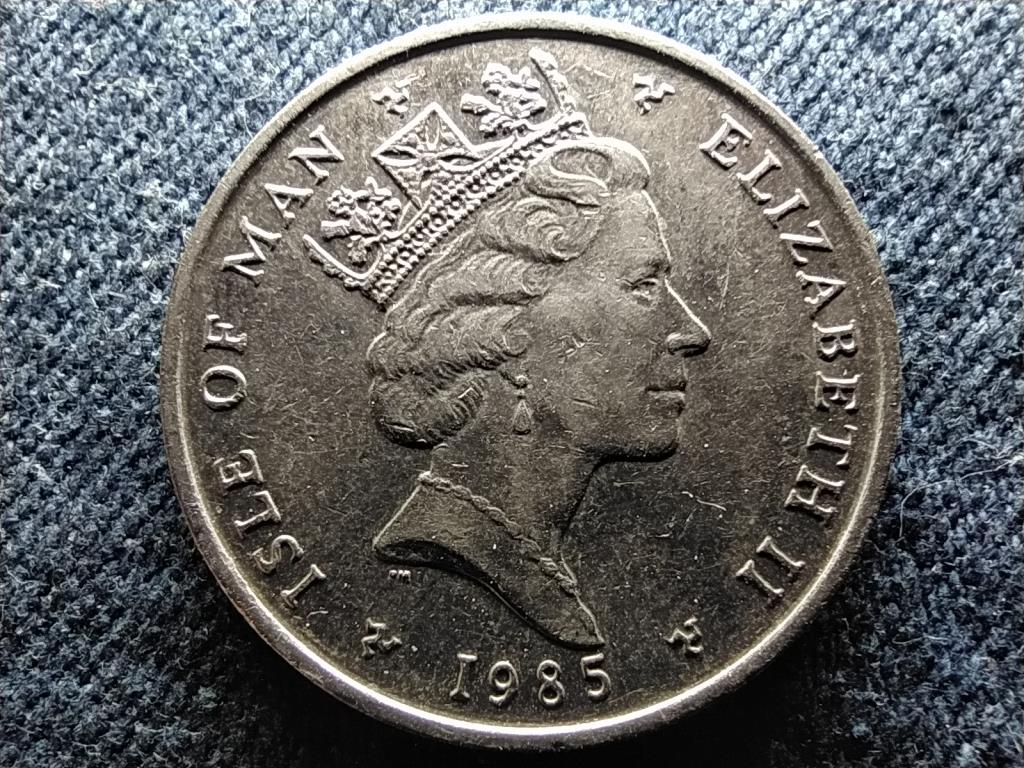 Man-sziget II. Erzsébet 10 penny