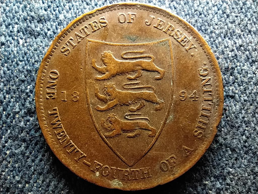 Jersey Viktória (1837-1901) 1/24 shilling