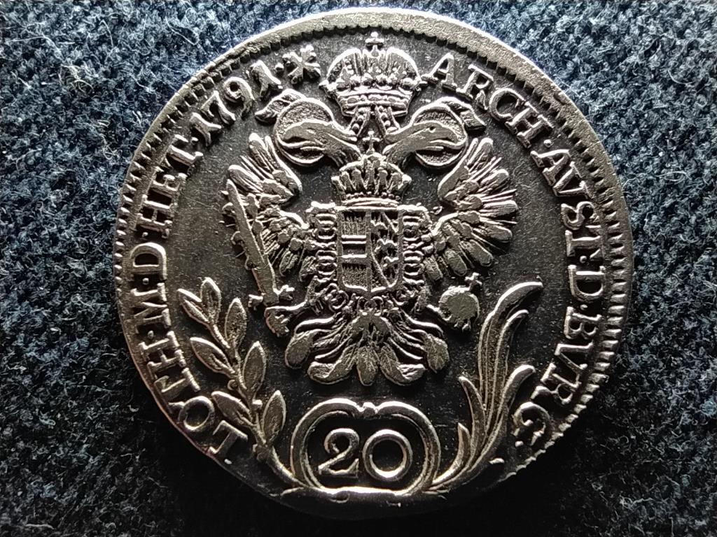 Német-Római Birodalom Lipót II. császár (1790-1792) .583 ezüst 20 krajcár