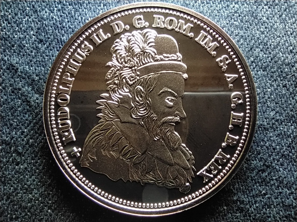 Királyi Koronák Utánveretben Rudolf 5 korona .999 ezüst