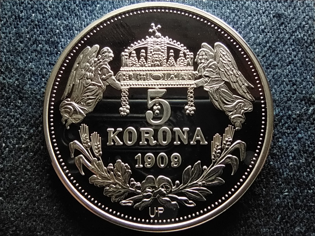 Királyi Koronák Utánveretben Mátyás 5 korona .999 ezüst