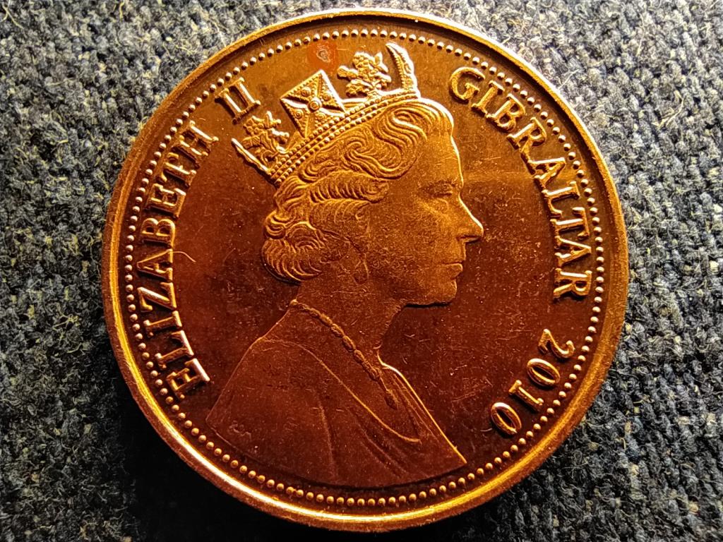 Gibraltár II. Erzsébet 1 penny