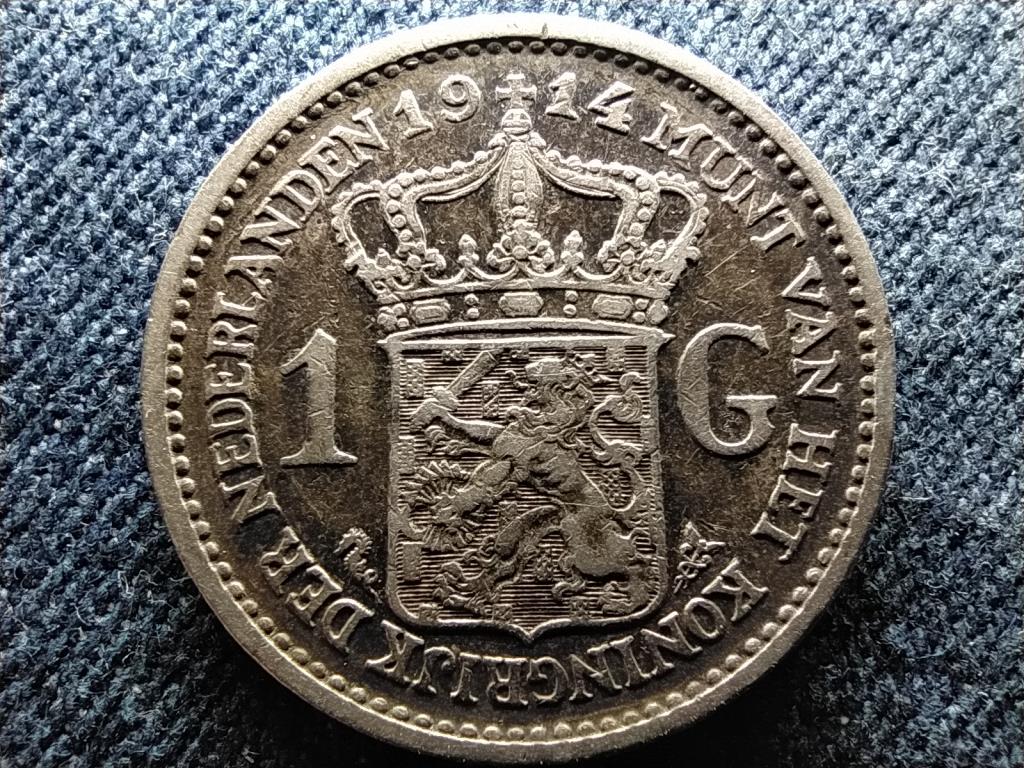 Hollandia I. Vilma (1890-1940, 1945-1948) .945 ezüst 1 Gulden