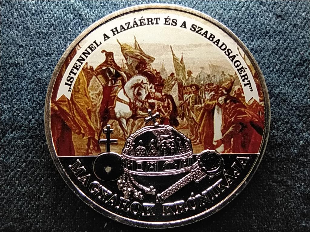 Magyarok krónikája 5 korona 1907 Istennel a hazáért és a szabadságért