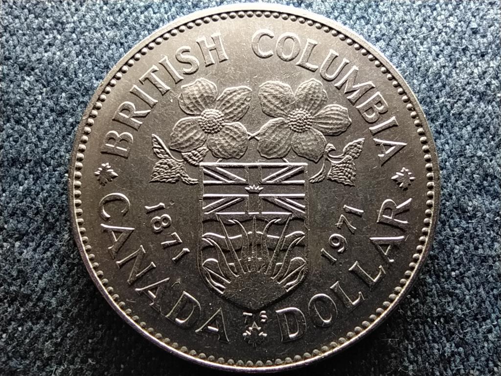 Kanada 100 éves Brit Kolumbia 1 Dollár